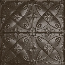 Holland - Hand Painted - Tin Ceiling Tile - #305 - 24"x24" - Knights Armor