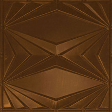 Shanko - Hand Painted - Wall and Ceiling Patterns - #5000 - 24"x24" - Antique Copper