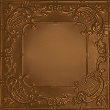 Baby's Breath - Shanko - Hand Painted - Wall and Ceiling Patterns - #515 - 24"x24" - Antique Copper