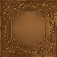 Baby's Breath - Hand Painted - Wall and Ceiling Patterns - #515 - 24"x24" - Antique Copper