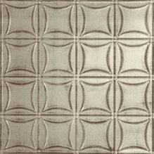 Window Panes - Hand Painted - Wall and Ceiling Patterns - #201 - 24"x24" - Antique White