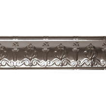 Cornice - Moonlit Seashore - Shanko Hand Painted Tin Cornice - #705-Antique Rustic Black