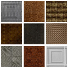 Metallic Finish - MirroFlex - 24 in x 24 in Ceiling Tile Sample