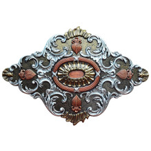 Perpetual Harmony III - FAD Hand Painted Ceiling Medallion 29 in x 40 in - #CCMF-128-3