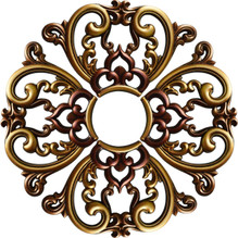 Vine Maze - FAD Hand Painted Ceiling Medallion 24 in - #CCMF-042