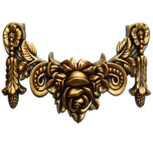 FAD Hand Painted Onlay - Rose Swag  14 in x  6-7/8 in - # OPAOF-006-OG