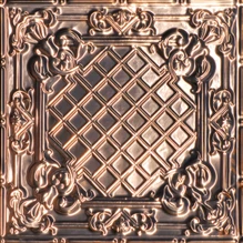 Casa Milano - Copper Ceiling Tile - 24 in x 24 in - #524 - Solid Copper