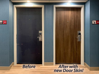Hotel Door Skins: Easy & Affordable Door Upgrades