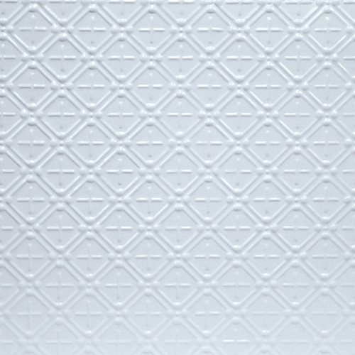 Fleur - Shanko - Tin Plated Steel - Wall and Ceiling Patterns - #574 - 24"x24" - White