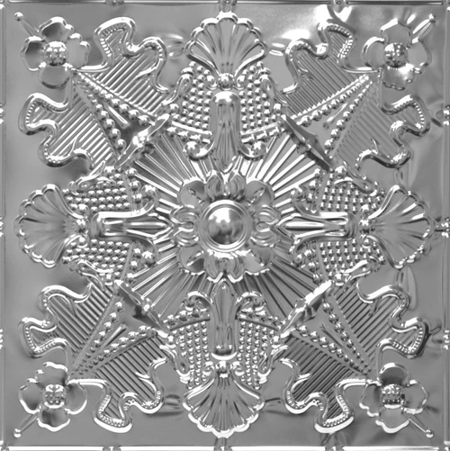 I Love Paris - Tin Plated Steel - Wall and Ceiling Patterns - #501 - 24"x24" - Lacquered Steel