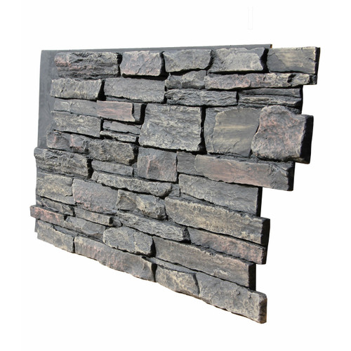 Tritan BP - 24 in x 48 in x 1 in Harvest Ledge Stone Panel