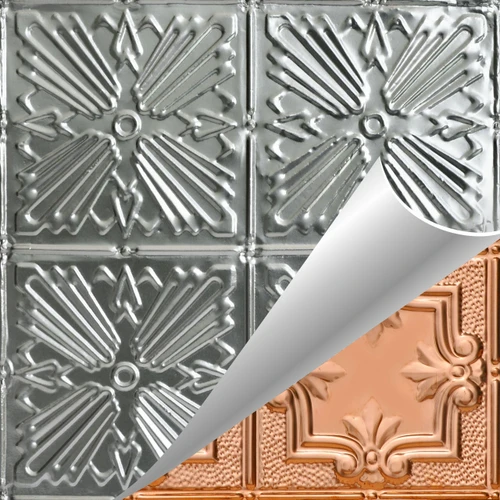 Regency - Copper Ceiling Tile - #308 - Solid Copper