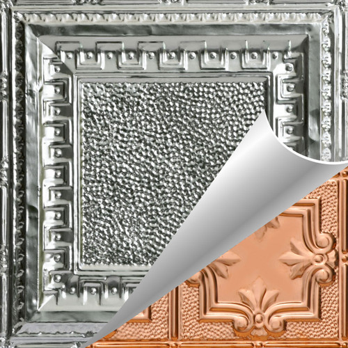 Copper Ceiling Tile - #528 - Solid Copper