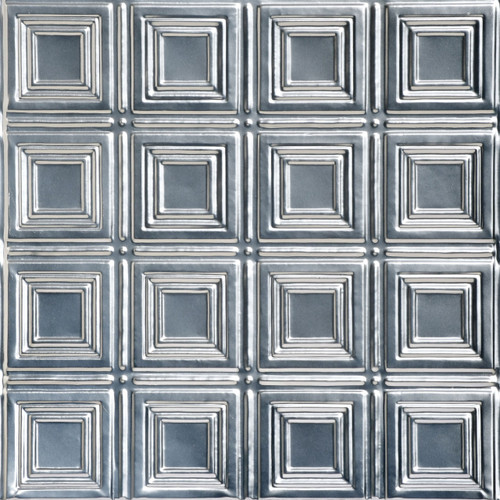 Wall and Ceiling Patterns - #204 - (Pack of 6 and 12) -  Lacquered Steel