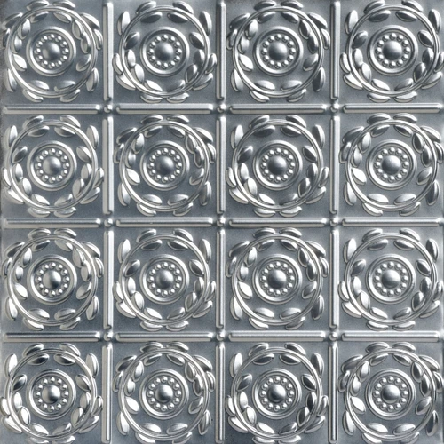 Crowning Glory 2 ft x 2 ft - Wall and Ceiling Patterns - #208 - (Pack of 6 and 12) - Lacquered Steel