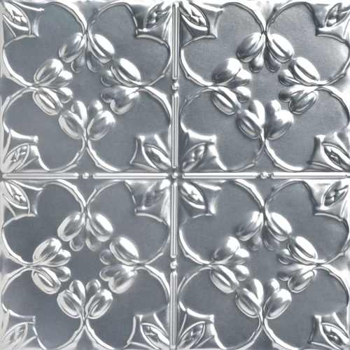 Lilac 2 ft x 2 ft - Wall and Ceiling Patterns - #302 - (Pack of 6 and 12) - Lacquered Steel