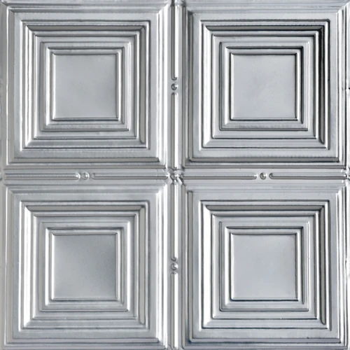 Cubism 2 ft x 2 ft - Wall and Ceiling Patterns - #320 - (Pack of 6 and 12) - Lacquered Steel