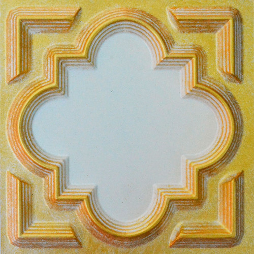 FAD Hand Painted Onlay - Casablanca 8 in. x 8 in. OPVCAOF-001-IGW-2