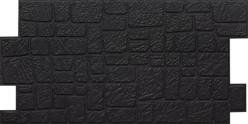 Rustic Mason - Faux Tin Wall Panels - 24 in x 48 in - #6005 - Black