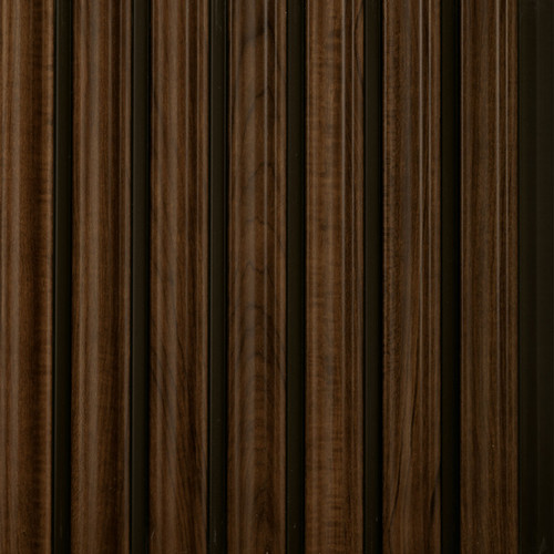 Fluted Polystyrene Wood Slat Walls 94.5 in x 9.45 in - #MG 1017 -  Honey