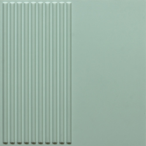 Fine Pillar - Peel and Stick - Faux Tin Wall Panels - 12 in x 12 in - #9008 - (Pack of 20) / 20 sqft - Edge Water