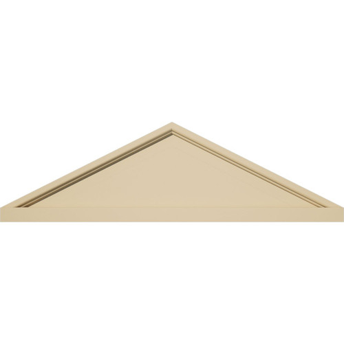 Peaked Cap Signature Urethane Pediment, Primed Tan - Smooth