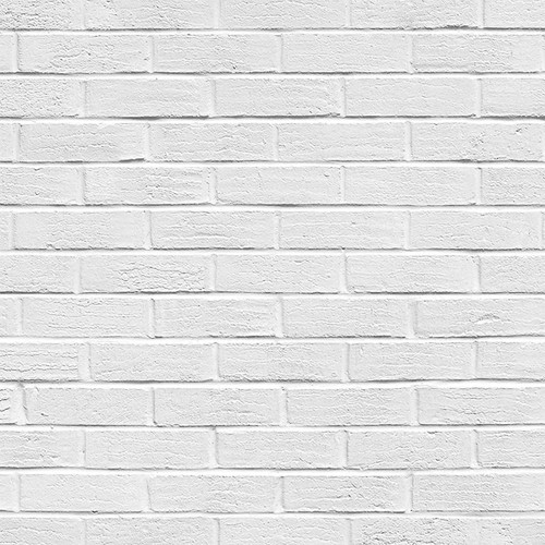 Painted White Brick Fusion 4 ft. x 8 ft. Glue-Up FRP Wall Panel