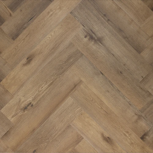 Blues Herringbone SPC Vinyl Flooring Planks - 29.5 in x 5.9 in  - Harpo Oak 