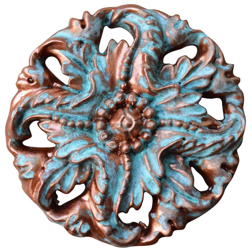 FAD Hand Painted Rosette Monique 4-7/8 in. OPRF-003-CGP
