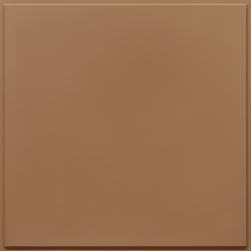 Panel - Faux Tin Ceiling Tile - Drop In - 24 in x 24 in - #V3003 - Brown Candy
