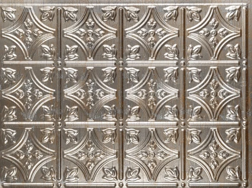 Savannah MirroFlex Vintage Metal 18 in. x 24 in. Glue-Up PVC Backsplash
