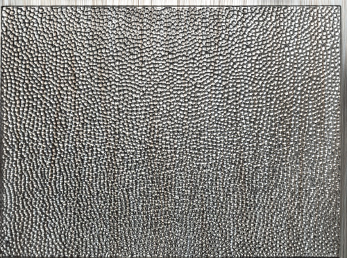 Strike MirroFlex Steel Strata 18 in. x 24 in. Glue-Up PVC Backsplash 