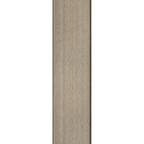 Flat WPC Exterior Wall Slat Siding and Cladding Panels 94.5 in x 8.62 in - Cream
