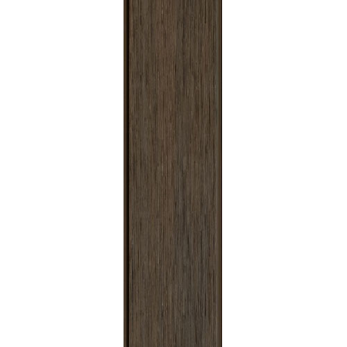 Flat WPC Exterior Wall Slat Siding and Cladding Panels 47 in x 8 in - Light Walnut