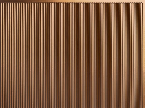 Rib 1 Oil Rubbed Bronze 18 in. x 24 in. Glue-Up PVC Backsplash