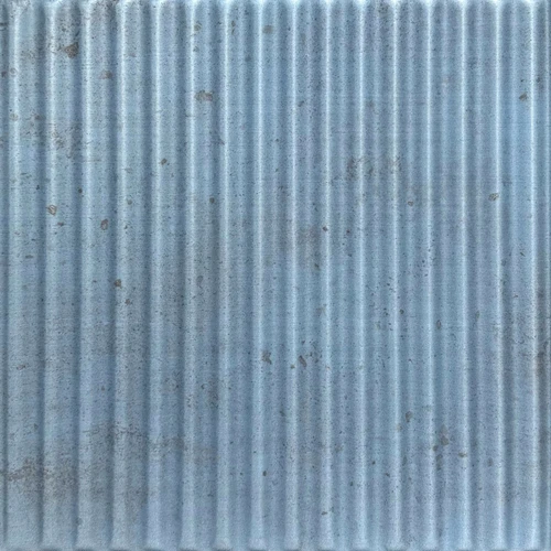 Corrugated 20 in x 20 in Glue-up Styrofoam Ceiling Tile Pack - #R133 - Old Tin Roof