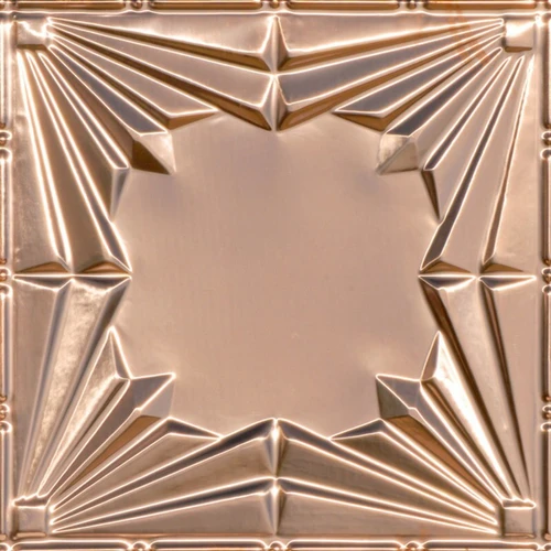 Sheridan Road - Copper Ceiling Tile - #507 - Solid Copper