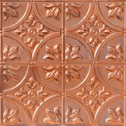 Tiptoe - Copper Ceiling Tile - #309 - Solid Copper