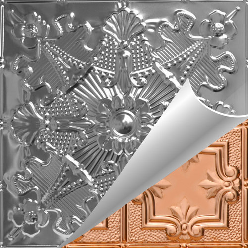 I Love Paris - Shanko - Copper Ceiling Tile - #501 - Solid Copper