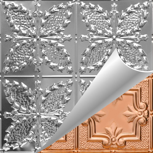 Flutterby - Copper Ceiling Tile - #335 - Solid Copper
