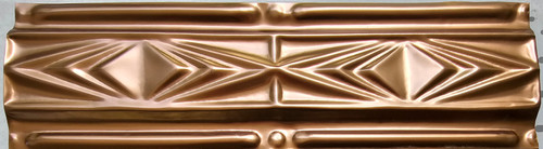 Deco Arrows - Copper Cornice - 3.5 in. Wide 48 in. Long - #909