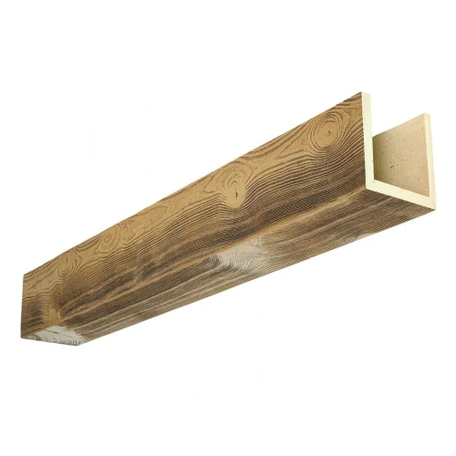 Faux Wood Beams - Sand Blast + Light Walnut