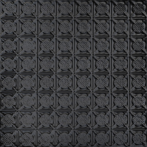 Shanko - Powder Coated - Tin - Wall and Ceiling Patterns - #234 - 24"x24" - Black