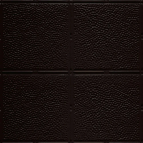 Sands of Time - Powder Coated - Tin - Wall and Ceiling Patterns - #310 - 24"x24" - Black
