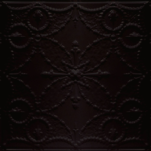 Butterfly Meadow - Shanko - Powder Coated - Tin - Wall and Ceiling Patterns - #535 - 24"x24" - Black