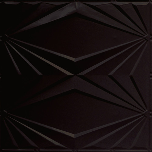 Opening Night - Powder Coated - Tin - Wall and Ceiling Patterns - #5000  - 24"x24" - Black