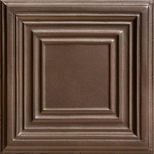 Williamsburg - Powder Coated - Tin Ceiling Tile - #505 - 24"x24" - Bronze