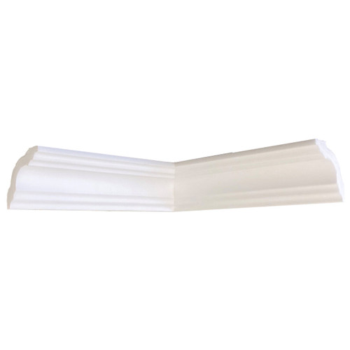 Miguel Glue-up Styrofoam Crown Molding 3 in. Wide 6.5 ft. Long- #KL-50