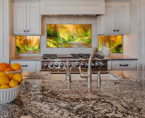 Led Backlit Kitchen Backspash