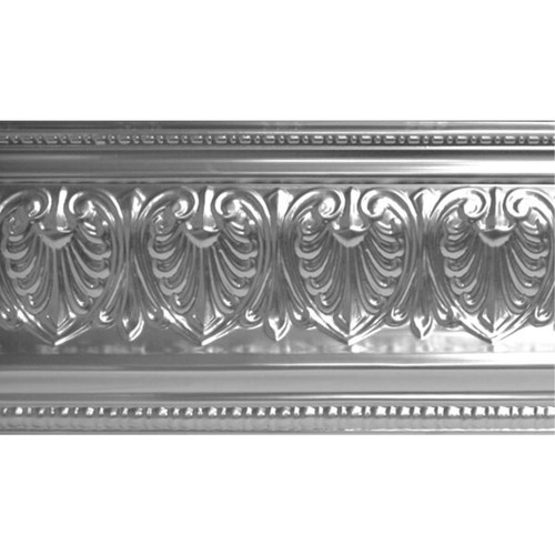 Shanko - Powder Coated Tin Cornice - 13.9 in. Wide 48 in. Long - #901